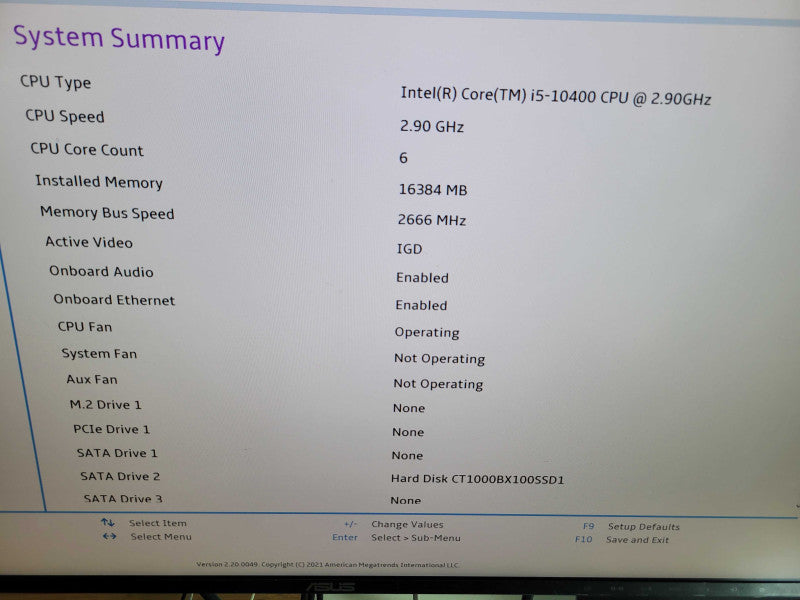 Lenovo ThinkCentre M70s - Core i5-10400 | 16GB RAM | 1TB SSD Q%