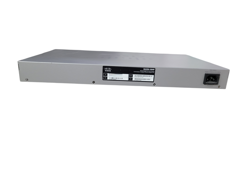 Cisco SG250-26HP 26-Port Gigabit PoE Smart Switch Black