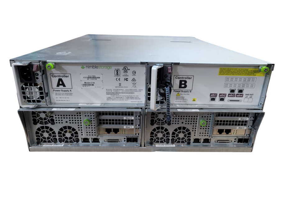 NIMBLE STORAGE C1K-2G-2IT-Cx 24x3.5" 2x Node Storage Server 2x1000W PSU (READ)