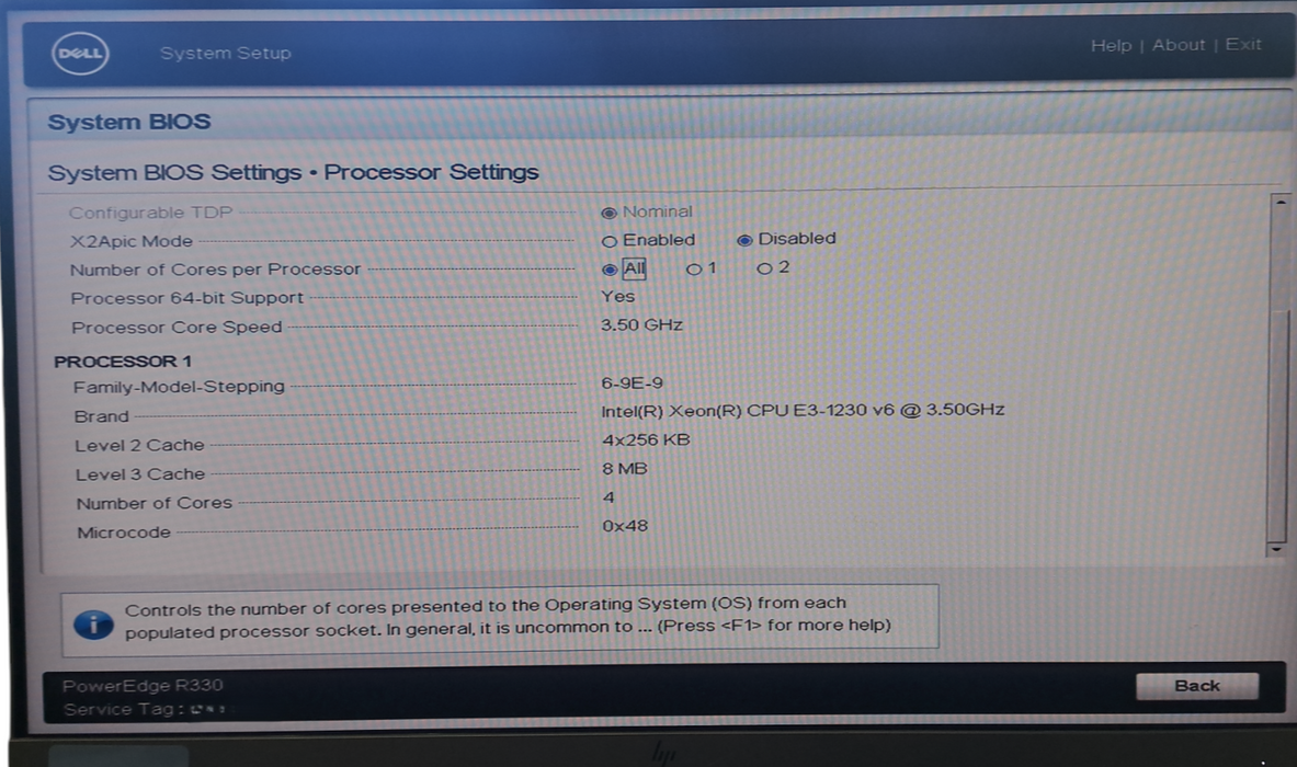 Dell PowerEdge R330 Xeon 1230 V6 16GB RAM H330 2x 350W PSU