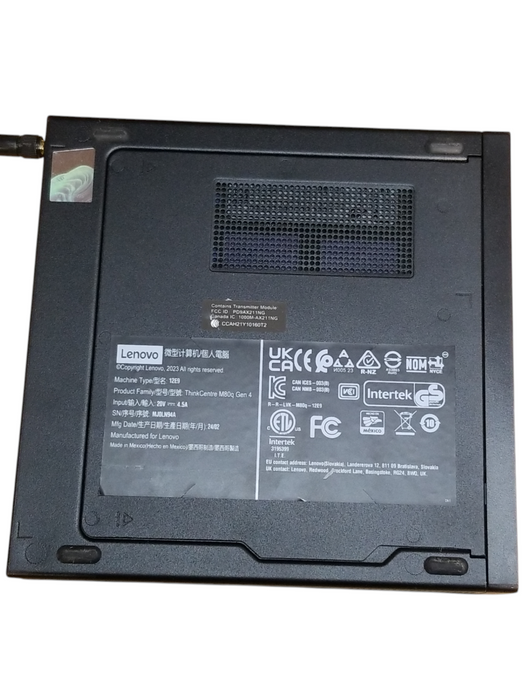 Lenovo ThinkCentre M80q Gen4 Intel i5-13500T CPU 16GB RAM 256GB