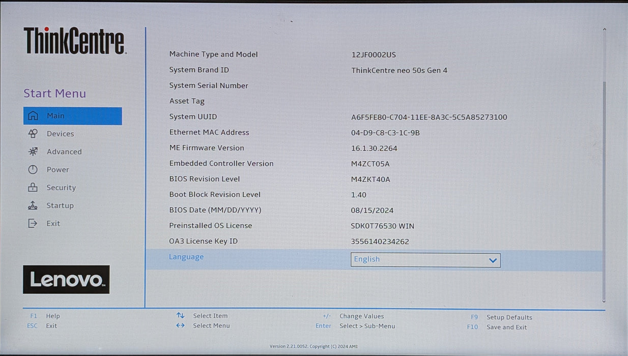 Lenovo ThinkCentre neo 50s Gen4, i5-13400, 16GB DDR4, 256GB NVMe