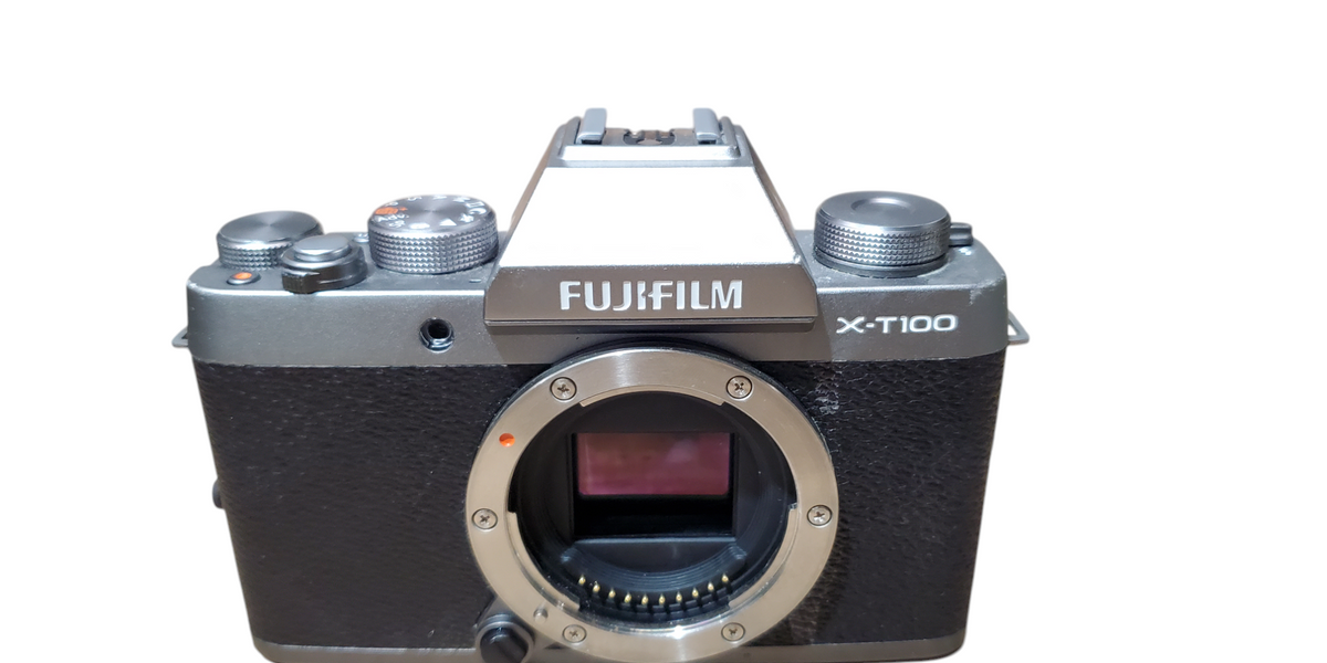 Fujifilm X-T100 24.2MP Mirrorless Camera - Body Only - No Lens