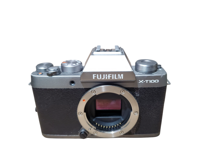 Fujifilm X-T100 24.2MP Mirrorless Camera - Body Only - No Lens/Battery *READ*