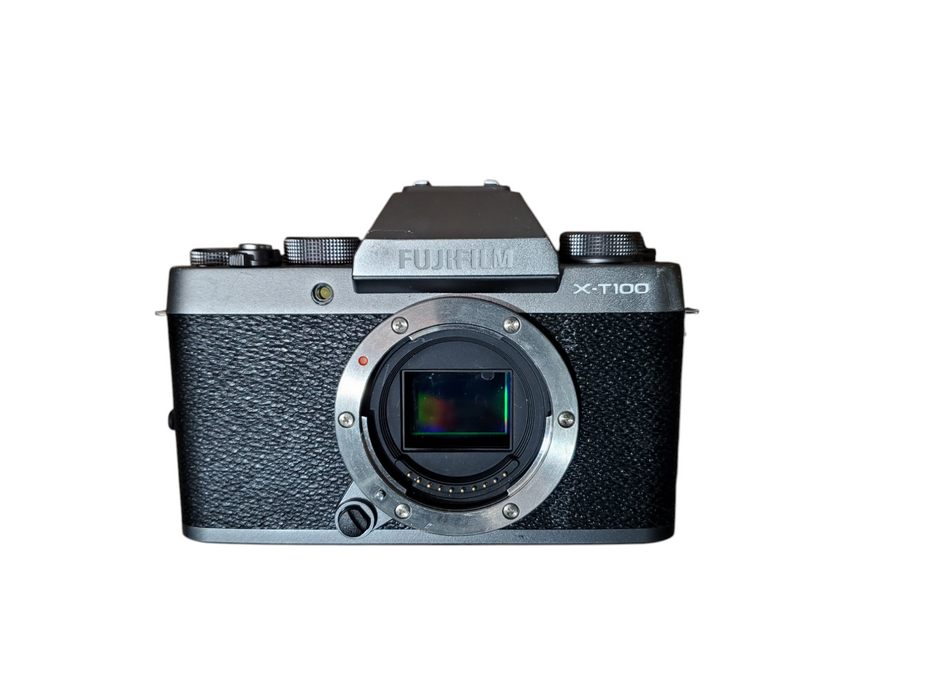 Fujifilm X-T100 24.2MP Mirrorless Camera - Body Only - No Lens/Battery *READ*