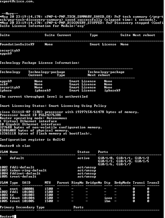 Cisco ISR C1111X-8P ISR 1100 8 Ports Gigabit Ethernet Services Router No AC