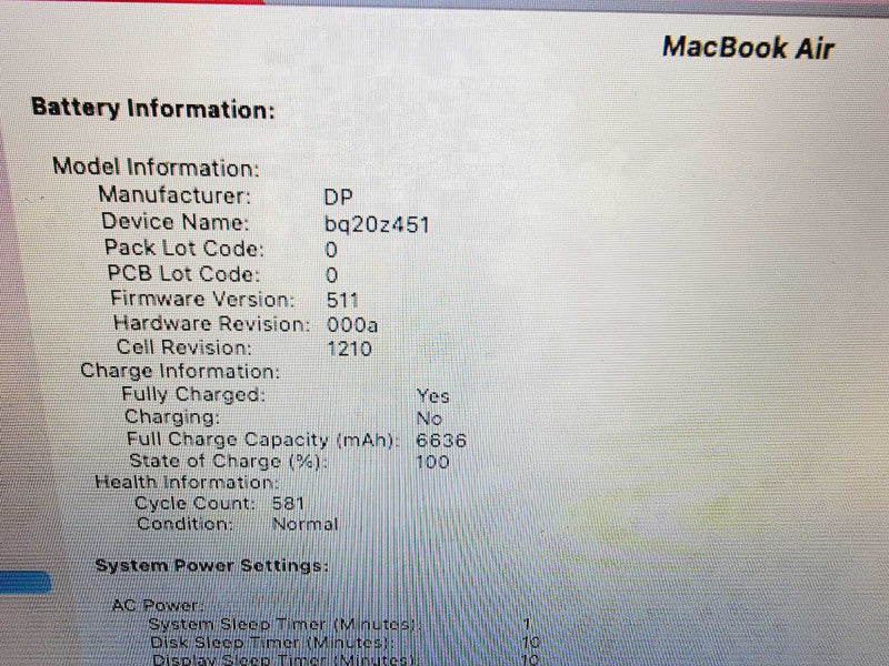 Apple Macbook Air 2017 13\\" 2-Core i5-5350U @ 1.8GHz 8GB DDR3 250GB SSD (