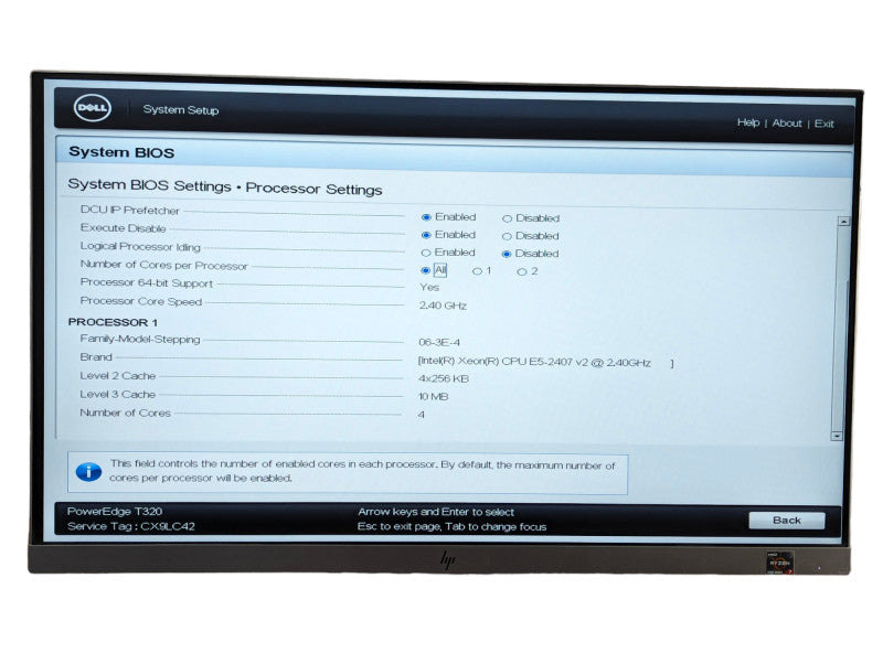 DELL PowerEdge T320 Intel Xeon E5-2407 v2 @ 2.40Ghz, 32GB RAM & H310 RAID  Q-