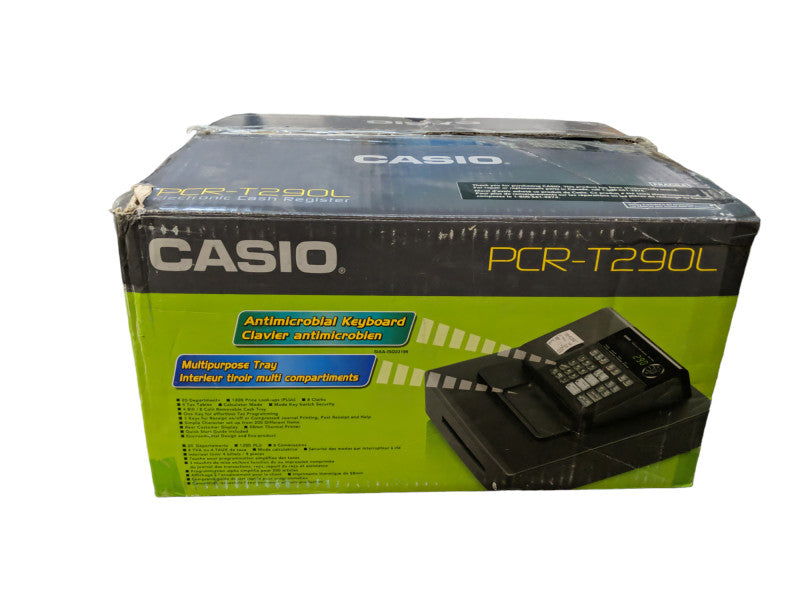 Casio Electronic Cash Register PCR-T290 - PCR-T290L, Comes with keys Q