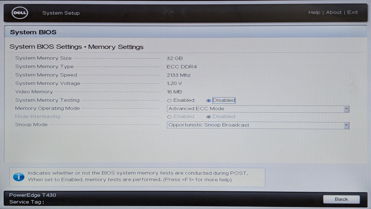 Dell PowerEdge T430 Tower, Xeon E5-2623v4, 32GB DDR4, H330, No HDD