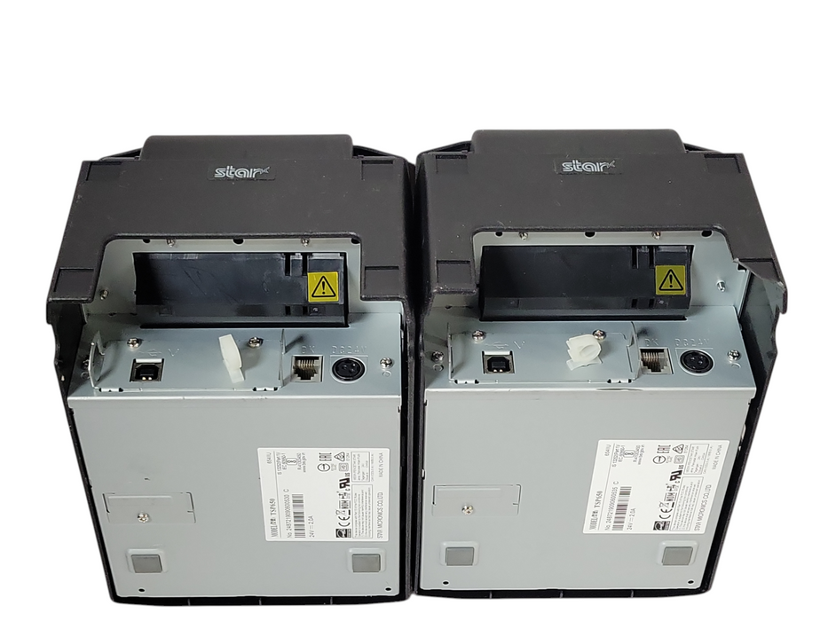 Lot of 2x Star TSP650II Direct Thermal POS Receipt Printer USB 654IIU, READ