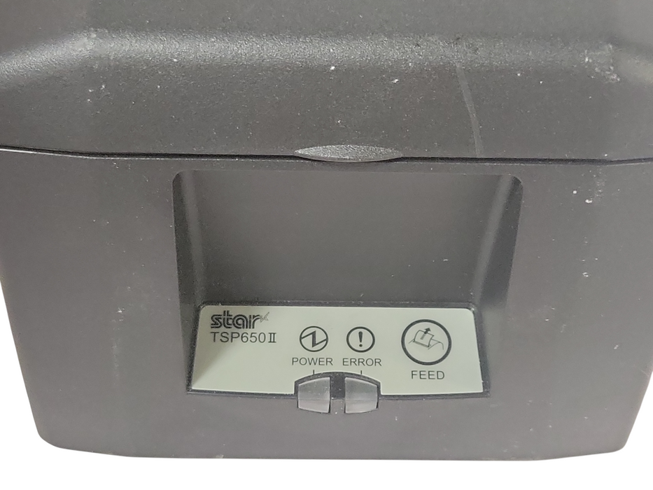 Lot of 2x Star TSP650II Direct Thermal POS Receipt Printer USB 654IIU, READ