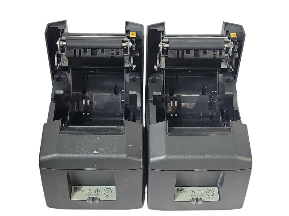 Lot of 2x Star TSP650II Direct Thermal POS Receipt Printer USB 654IIU, READ
