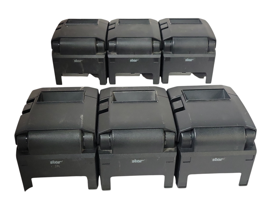 Lot of 6x Star TSP650II Direct Thermal POS Receipt Printer RJ-45 654II, READ