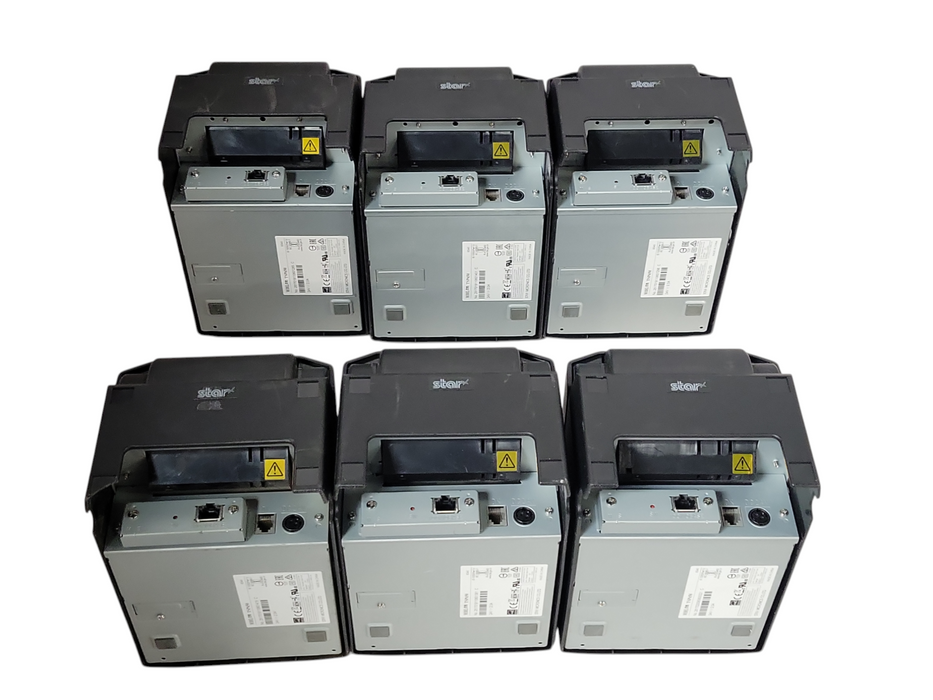Lot of 6x Star TSP650II Direct Thermal POS Receipt Printer RJ-45 654II, READ