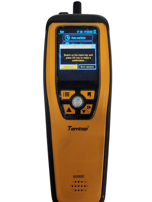 Temtop M2000C Air Quality Monitor PM2.5 PM10 CO2 Data Export Settable Alarm