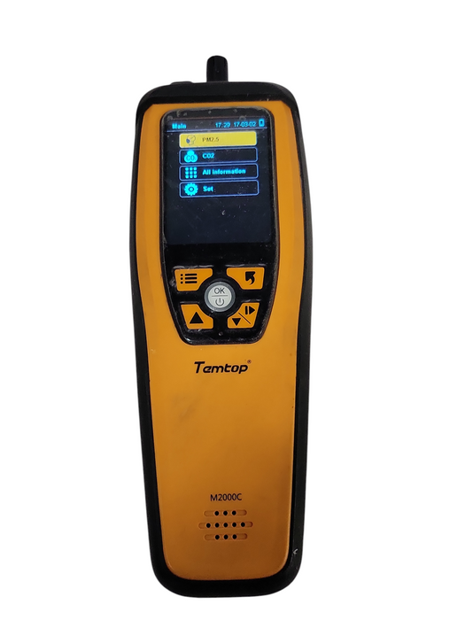 Temtop M2000C Air Quality Monitor PM2.5 PM10 CO2 Data Export Settable Alarm