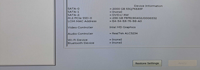 Dell OptiPlex 3070 SFF | i5-9500 @ 3.00GHz 6C, 16GB DDR4, 256GB NVMe, 2TB HDD