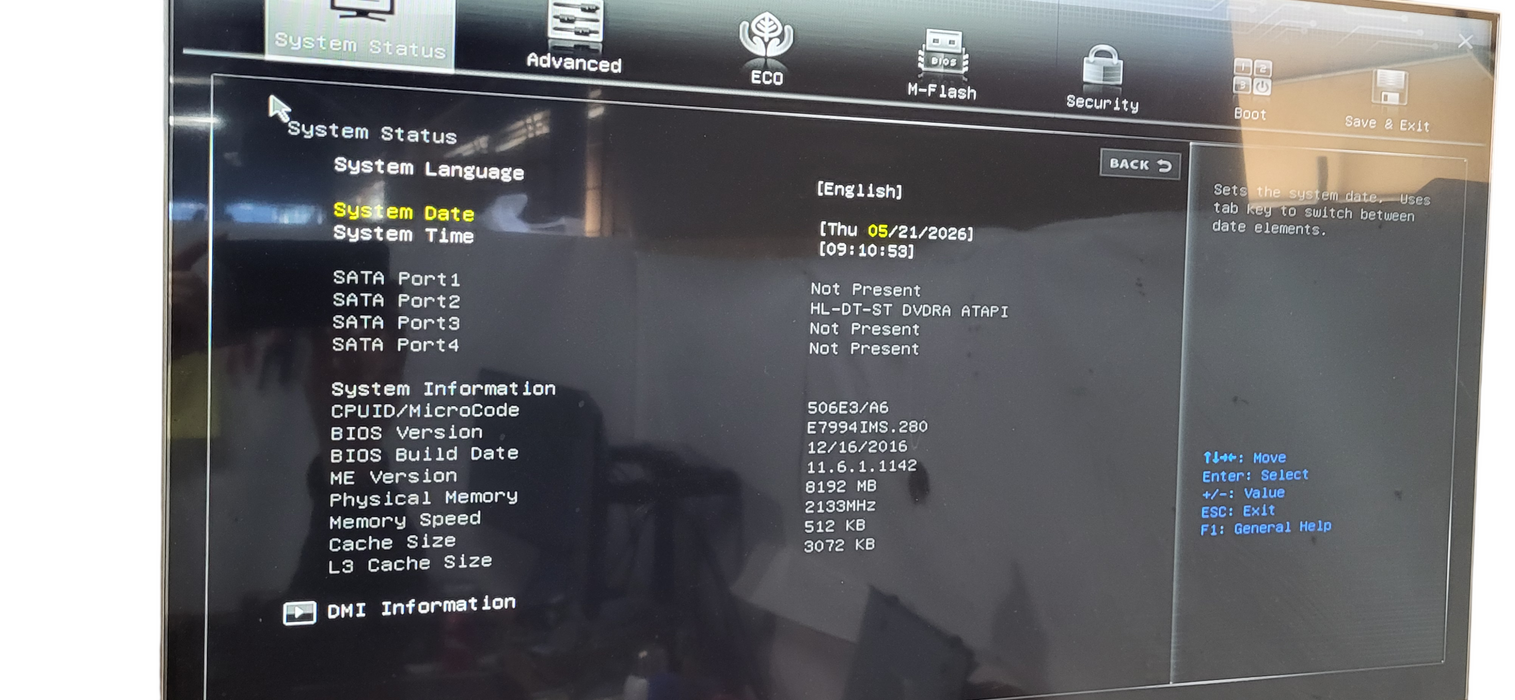 Custom PC MSI H110M ECO Pentium G4400 @3.3GHz CPU | 8GB DDR4 | No HDD