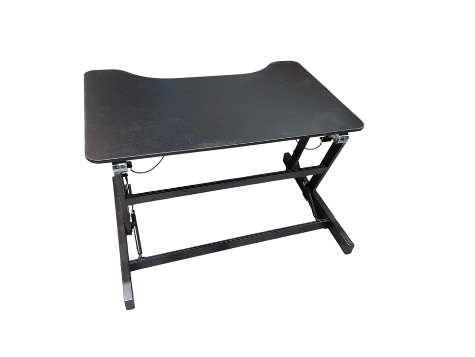 Moveable Desk Platform Black with Keyboard Tray