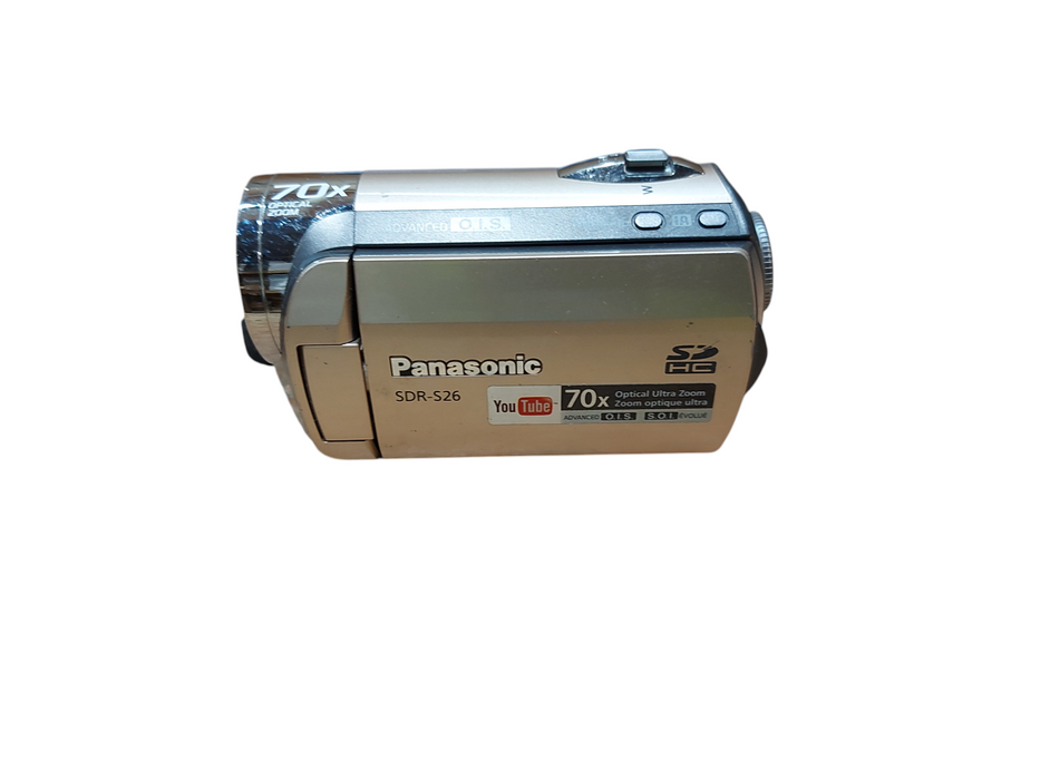 Panasonic SDR-S26 SDHC Digital Camcorder 70X Zoom w/ Battery