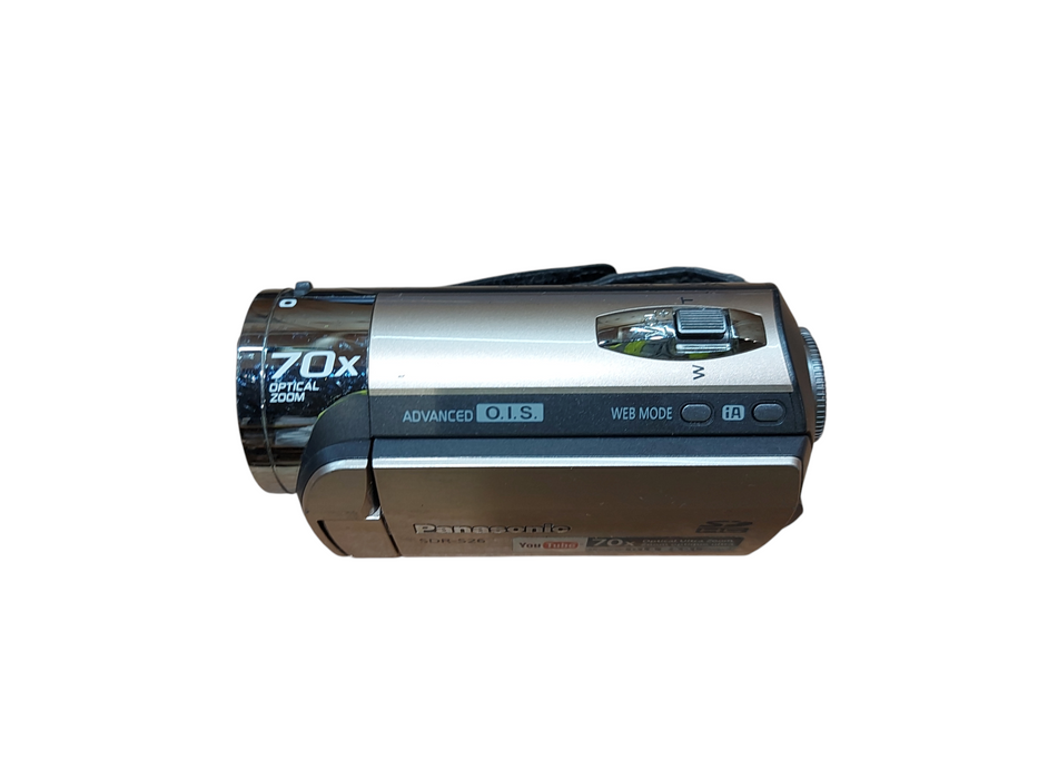 Panasonic SDR-S26 SDHC Digital Camcorder 70X Zoom w/ Battery