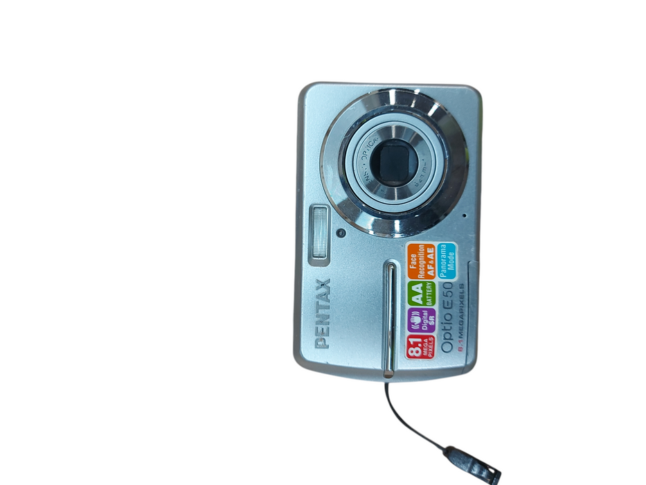 Pentax Optio E50 8.1MP Compact Digital Camera Silver