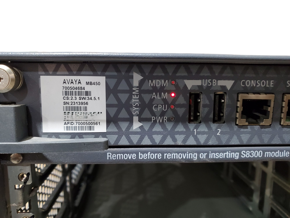 Avaya G450 Media Gateway with MB450 Module *READ*
