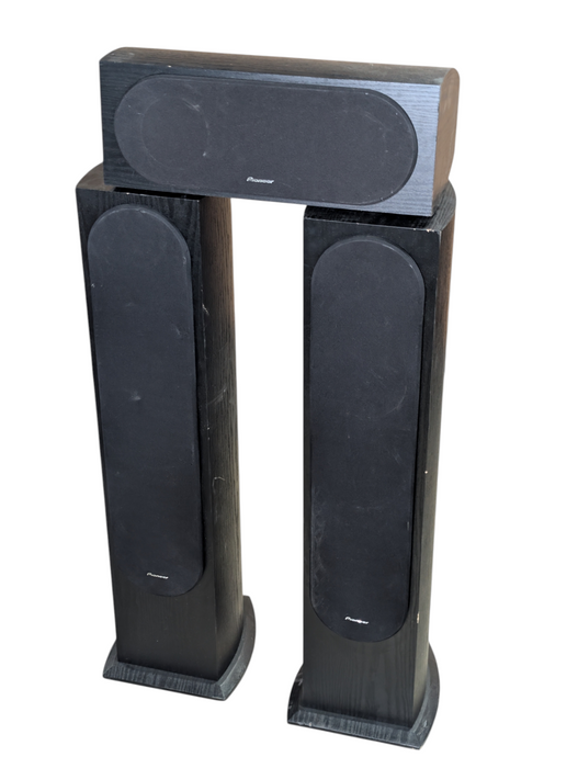 Pioneer Andrew Jones Surround Sound Speakers, SP-C22  Mid, SP-FS52 Left Right