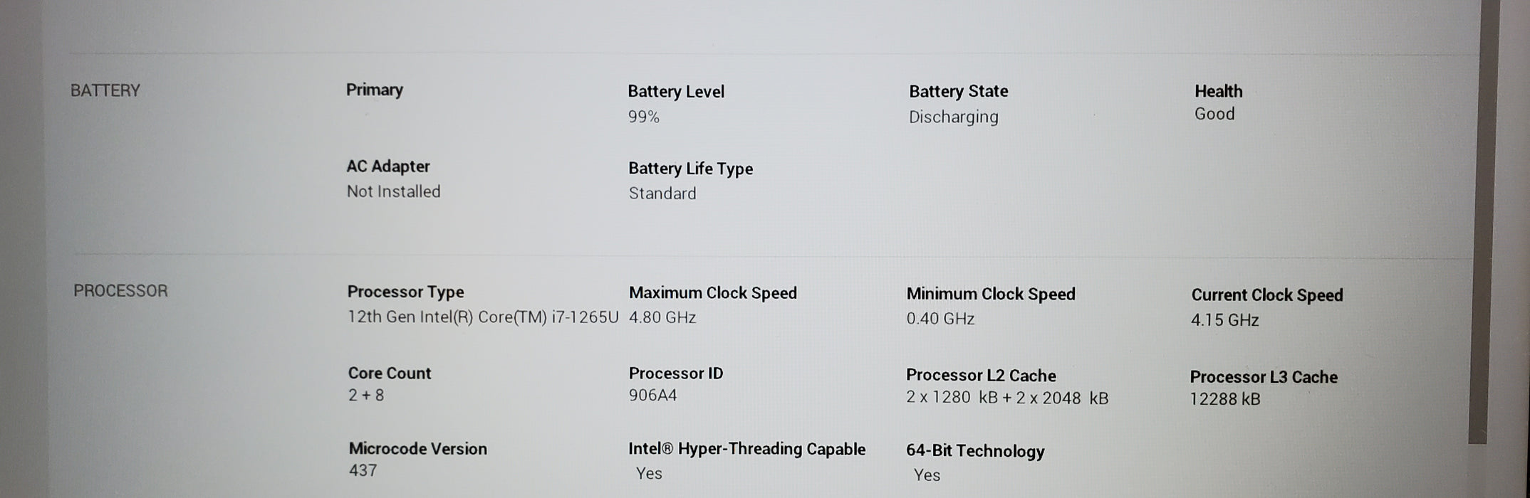 Dell Latitude 7330 13" i7-1265U 32GB DDR4 256GB NVMe