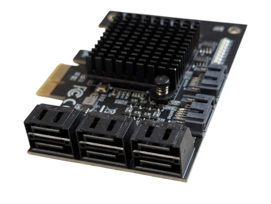 Lot of 5x PCIe 1x to 8x SATA Adaptor