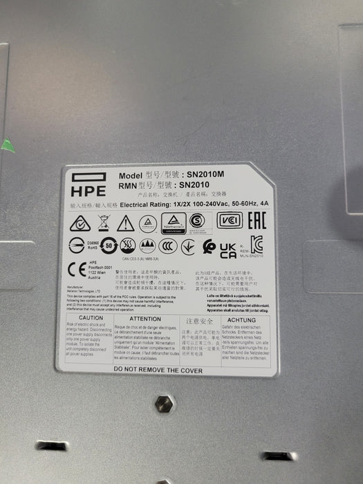 HPE SN2010M 18SFP28 4QSFP28 P2C Switch