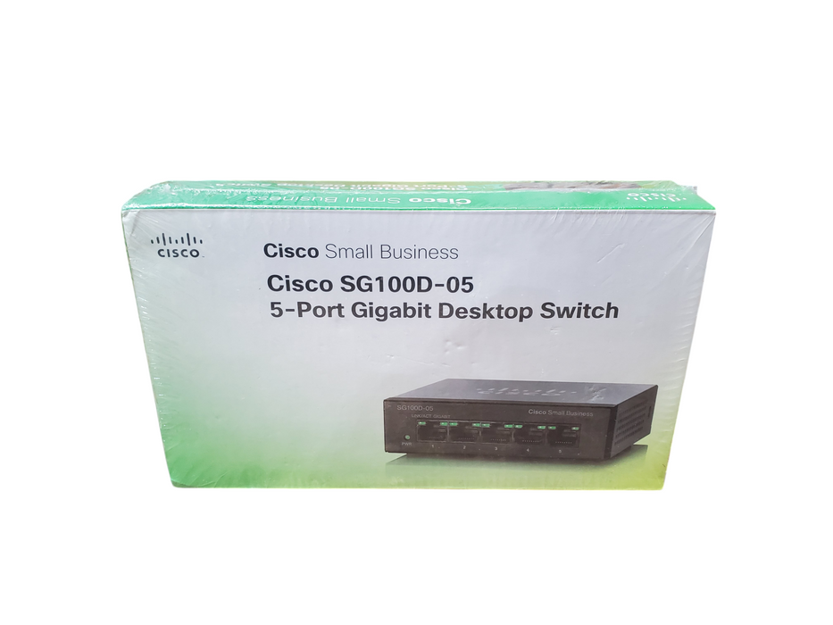 NEW - Cisco SG100D-05 5-Port Gigabit Desktop Switch