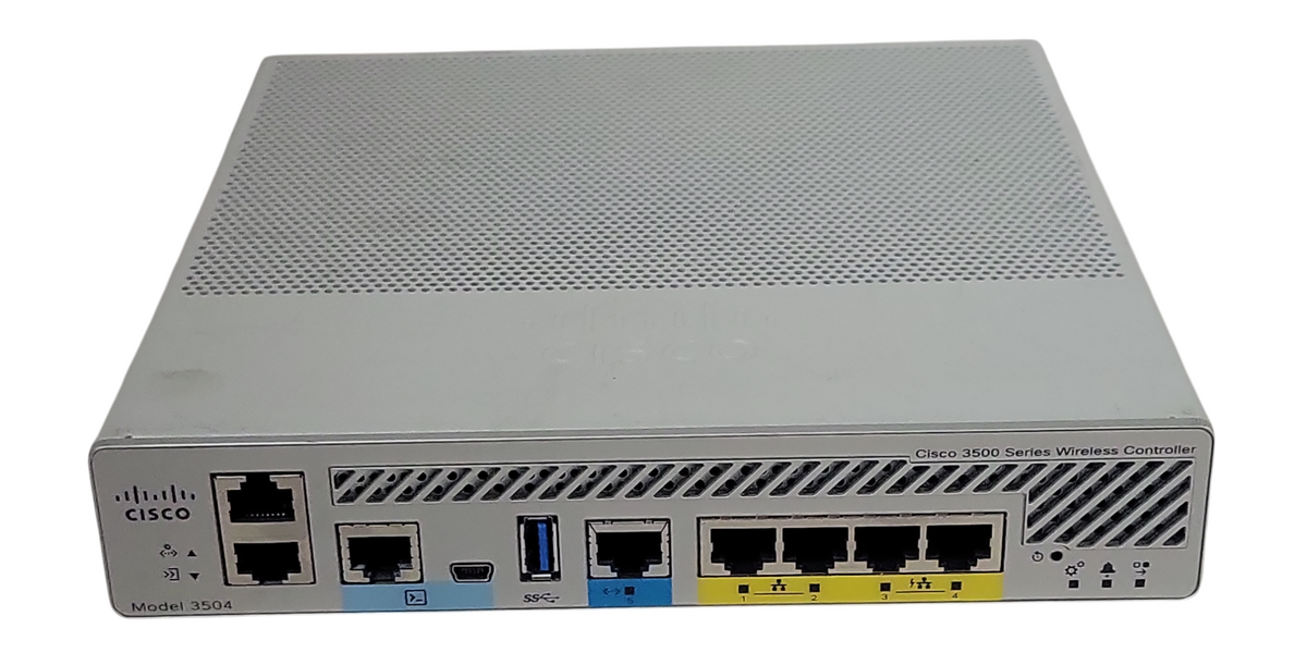 Cisco AIR-CT3504-K9 Wireless LAN Controller 3504, No AC adapter