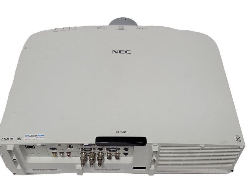 NEC NP-PA550W WXGA 3LCD Widescreen Projector 5500 Lumen 2183 Lamp Hours _