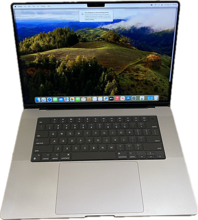 Apple MacBook Pro 16 2021 M1 Max 24 Core GPU 32GB RAM 512GB SSD No Power Adapter