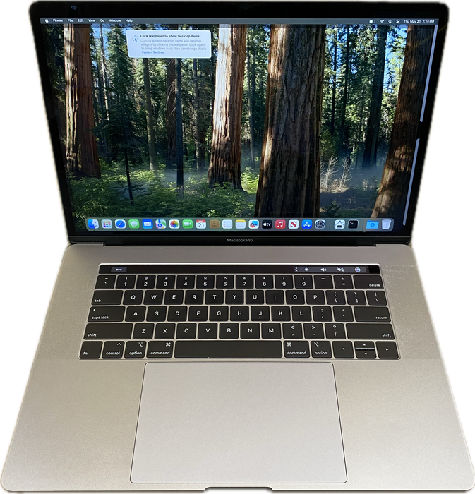 Apple MacBook Pro 15' 2018 i7-8750H Radeon Pro 555X 16GB RAM 512GB SSD READ!