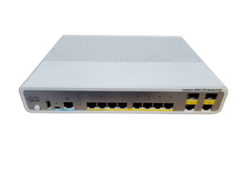 Cisco Catalyst WS-C3560CG-8PC-S V03 8-Port PoE Ethernet Switch @