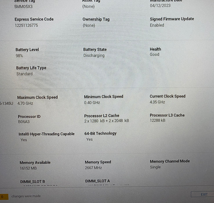 Dell Latitude 5440 Core i5-1345U 1.60GHz 16GB RAM 256GB SSD No Power Adapter