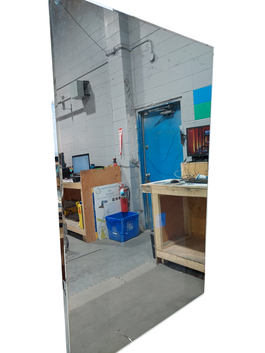 NOBAL Smart Mirror Kiosk Wall 65" Screen Inside 87"x55" Mirror with Built in PC