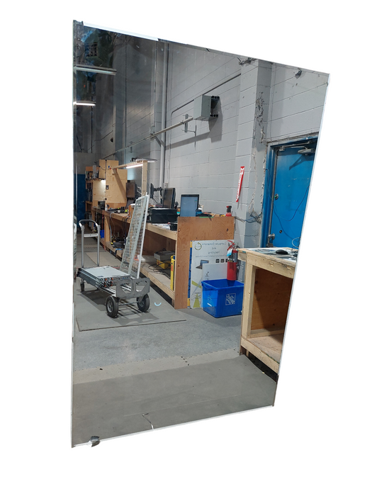 NOBAL Smart Mirror Kiosk Wall 65" Screen Inside 87"x55" Mirror with Built in PC