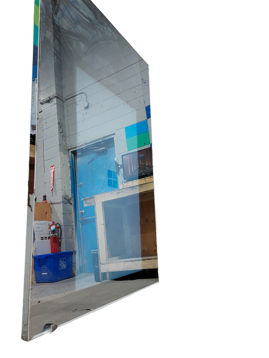 NOBAL Smart Mirror Kiosk Wall 65" Screen Inside 87"x55" Mirror with Built in PC