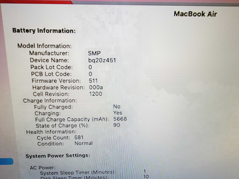 Apple Macbook Air 2015 13\\" 2-Core 5250U @ 1.6GHz 4GB DDR3 250GB SSD (