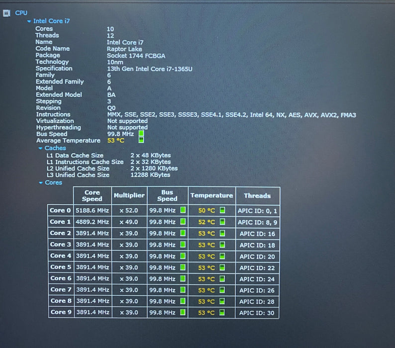 Dell Latitude 5540 Core i7-1365U 1.80GHz 16GB RAM 256GB SSD