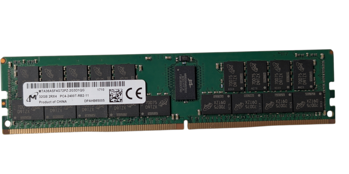 Micron 32GB DDR4 Server RAM Memory 2Rx4 PC4-2400T-RB2-11 — retail.era
