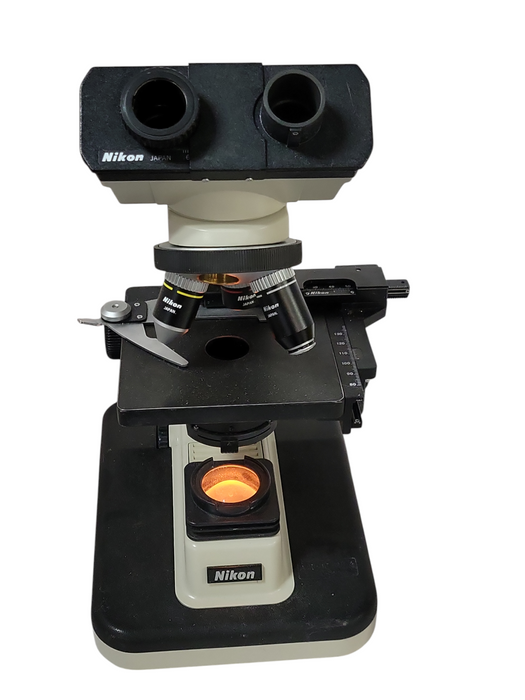 Nikon YS2-T Alphaphot Binocular Microscope, Powers on, READ