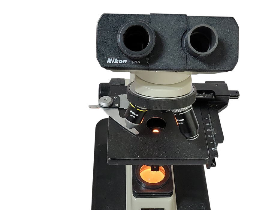 Nikon YS2-T Alphaphot Binocular Microscope, Powers on, READ