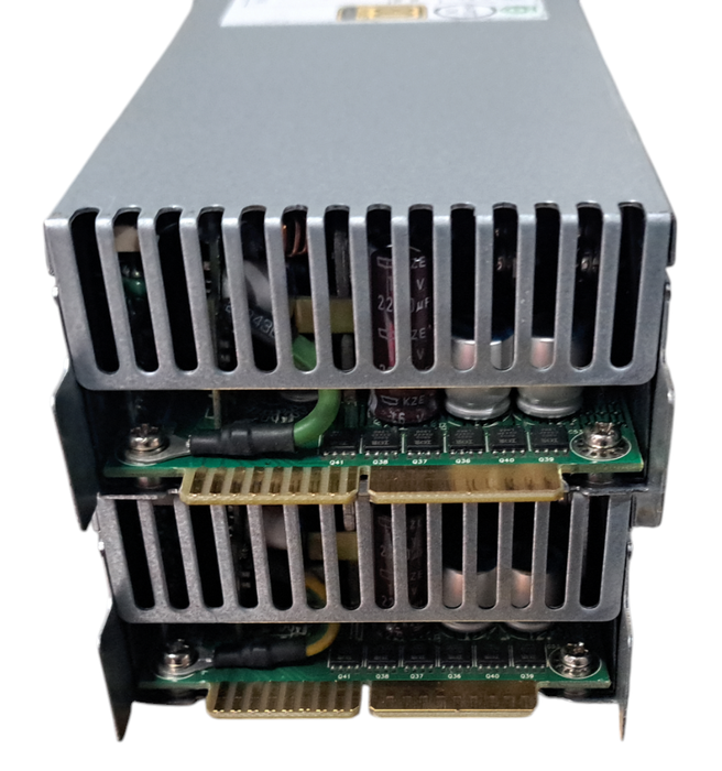 Lot of 2x Supermicro PWS-1K21P-1R 1200W 1U Redundant Power Supply