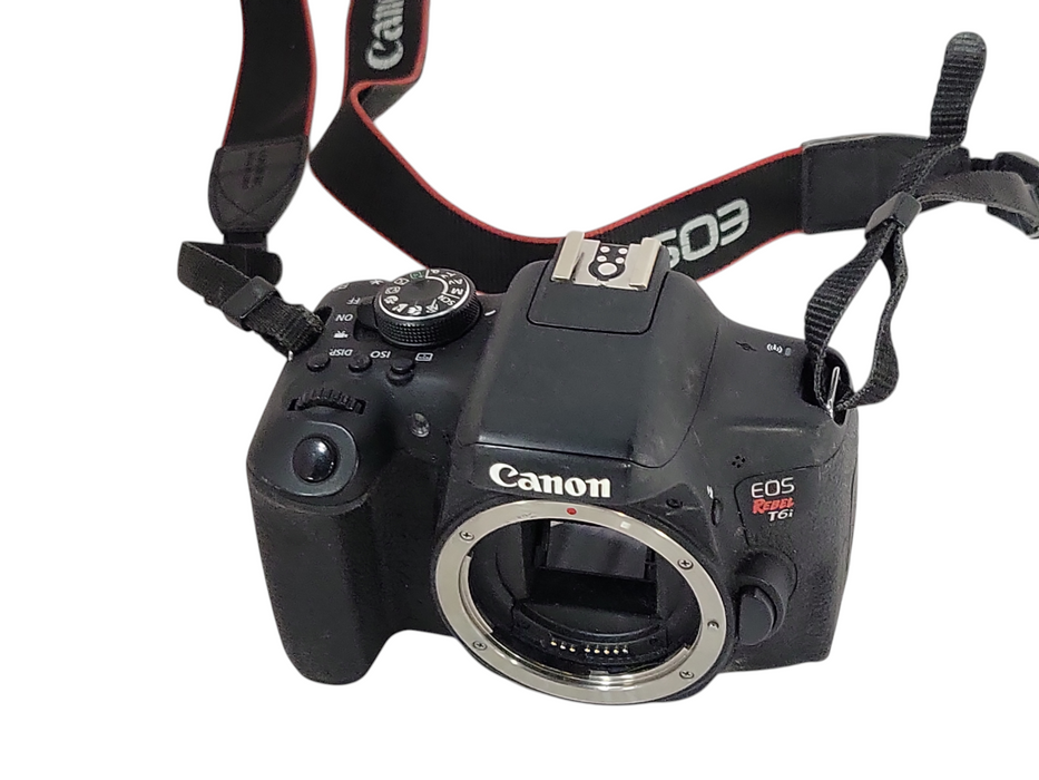 Canon EOS Rebel T6i DSLR Camera 24.2MP BODY ONLY, READ