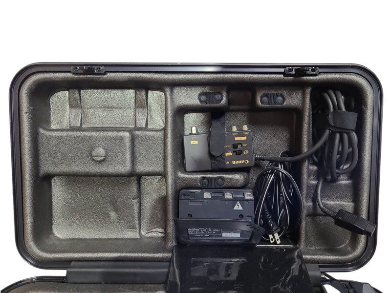 Canon Canovision 8 VM-E1A 8mm Camcorder With Accessories & Suit Case, READ